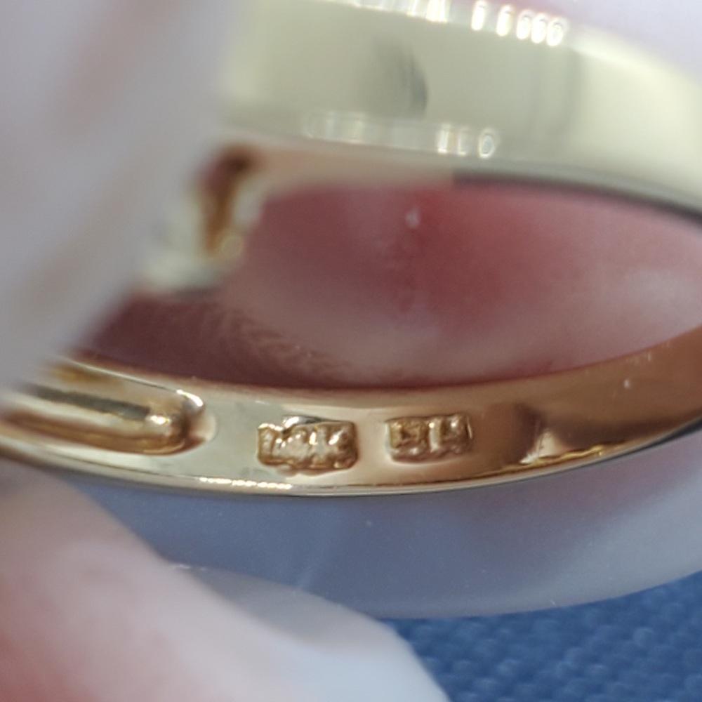 1.73ctw Ruby & Diamond Band Ring 14k solid Gold - Picture 10 of 13